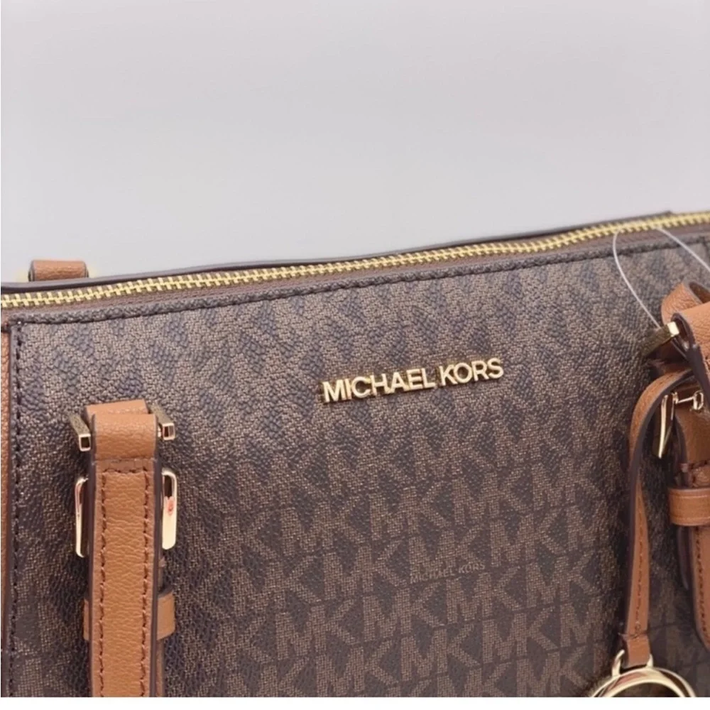 Michael Kors Charlotte Top-Zip Tote Bag
